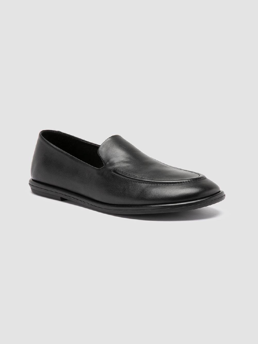 Officine Creative MIENNE 101 Mocassini in Pelle Nera Ultimi due giorni