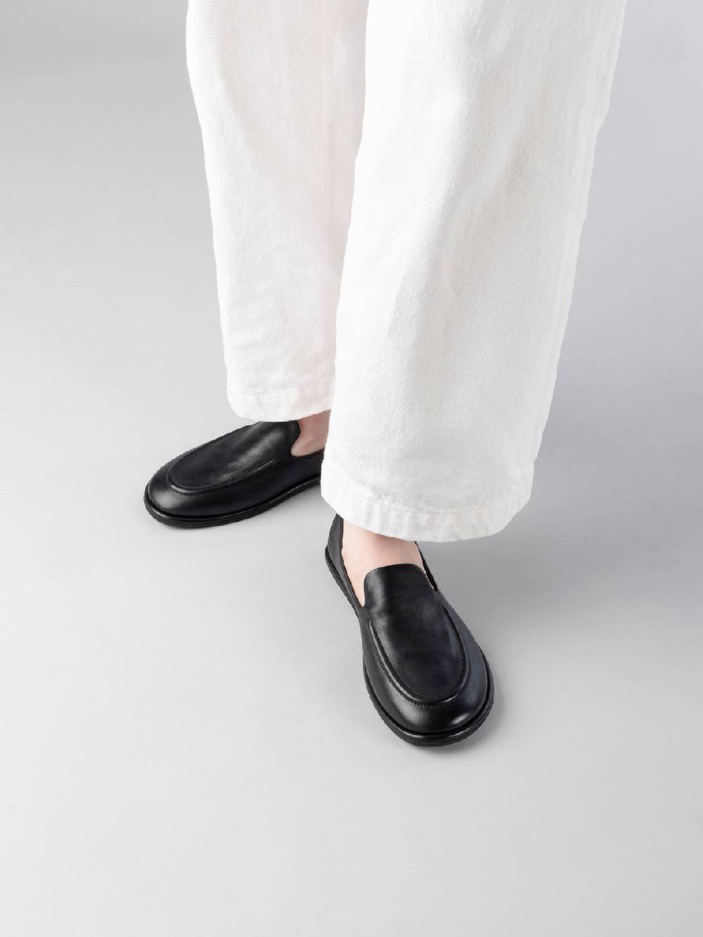 Officine Creative MIENNE 101 Mocassini in Pelle Nera Ultimi due giorni