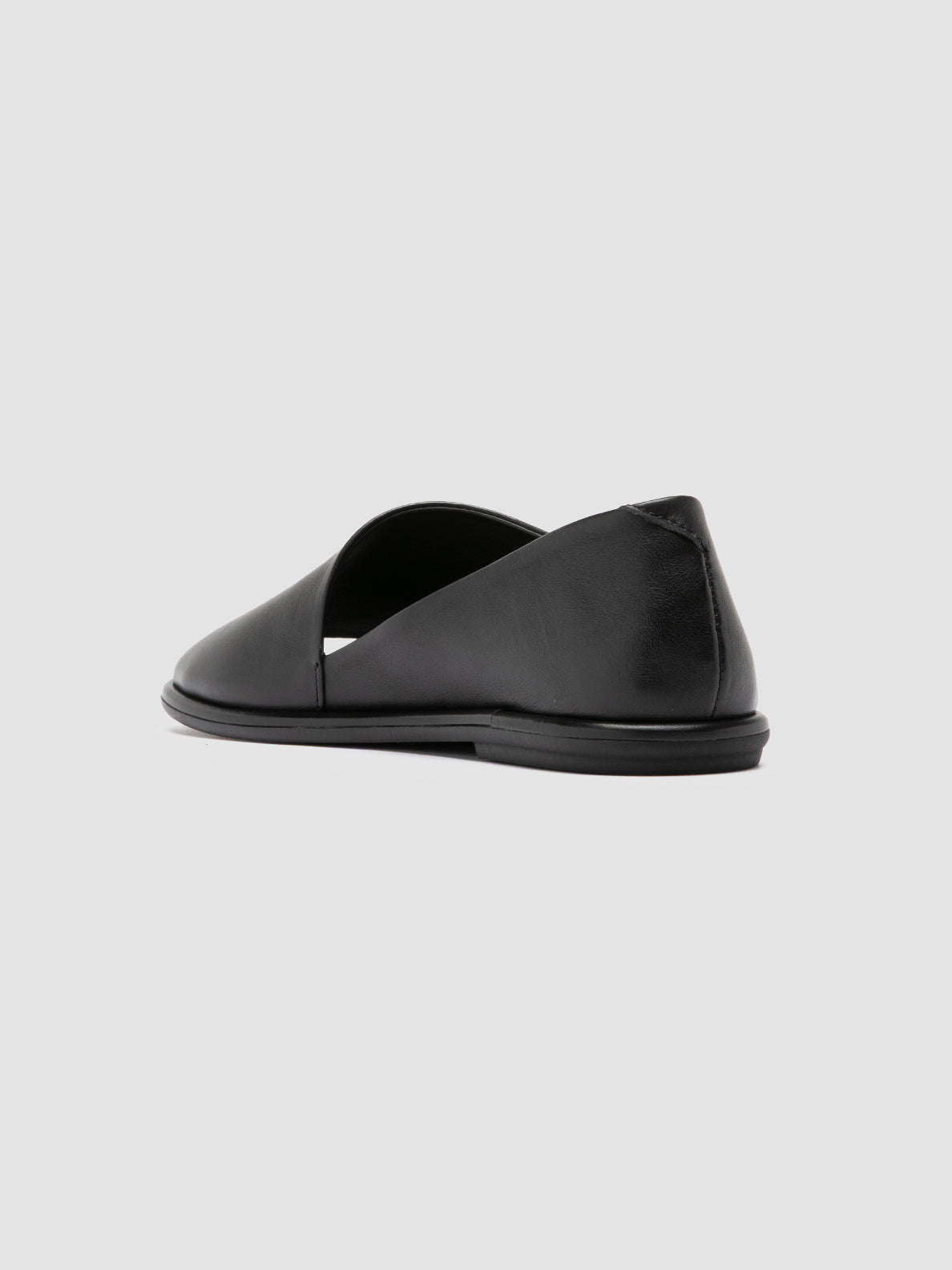 Officine Creative MIENNE 102 Scarpe Peep Toe in Pelle Nera Promozione temporanea