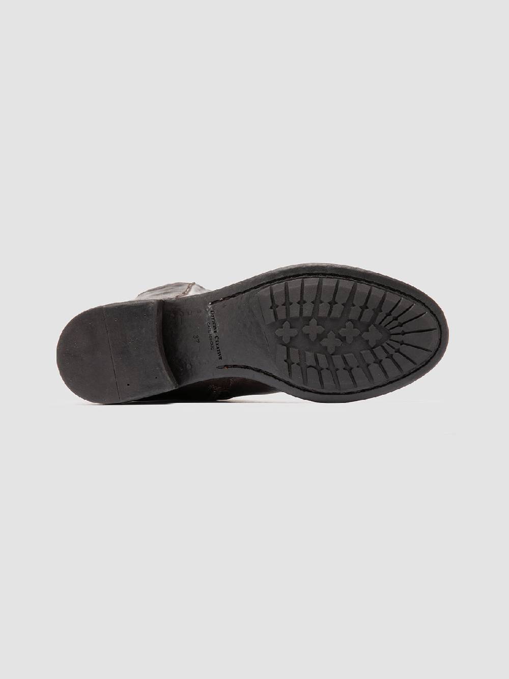 Officine Creative LIS 005 Stivali con Zip in Pelle Marrone Fino al 60% di sconto