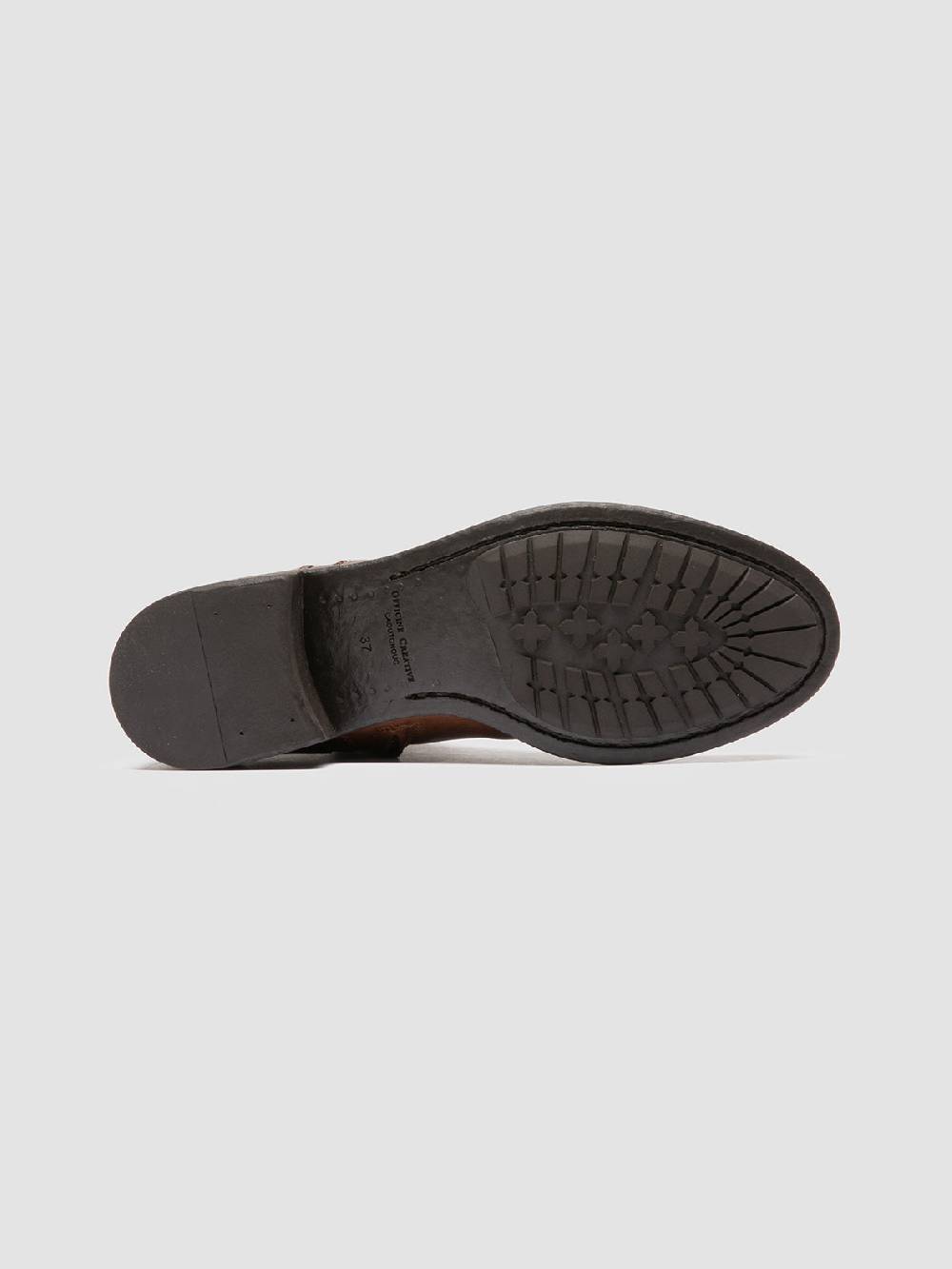 Officine Creative LIS 006 Stivali con Zip in Pelle Marrone Only for today