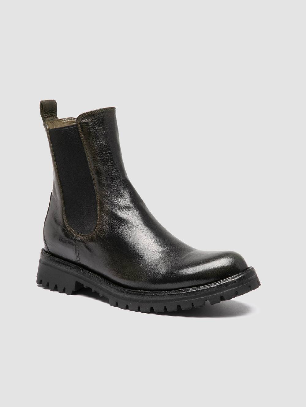 Officine Creative LORAINE 004 Stivaletti Chelsea in Pelle Nera Offerta speciale della fabbrica