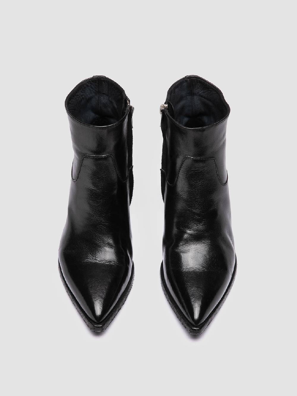 Officine Creative NOELIE DD 102 Stivali con Zip in Pelle Nera Solo un giorno rimasto