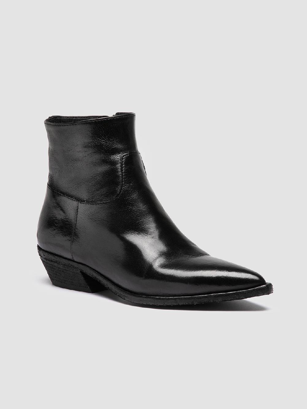 Officine Creative NOELIE DD 102 Stivali con Zip in Pelle Nera Solo un giorno rimasto
