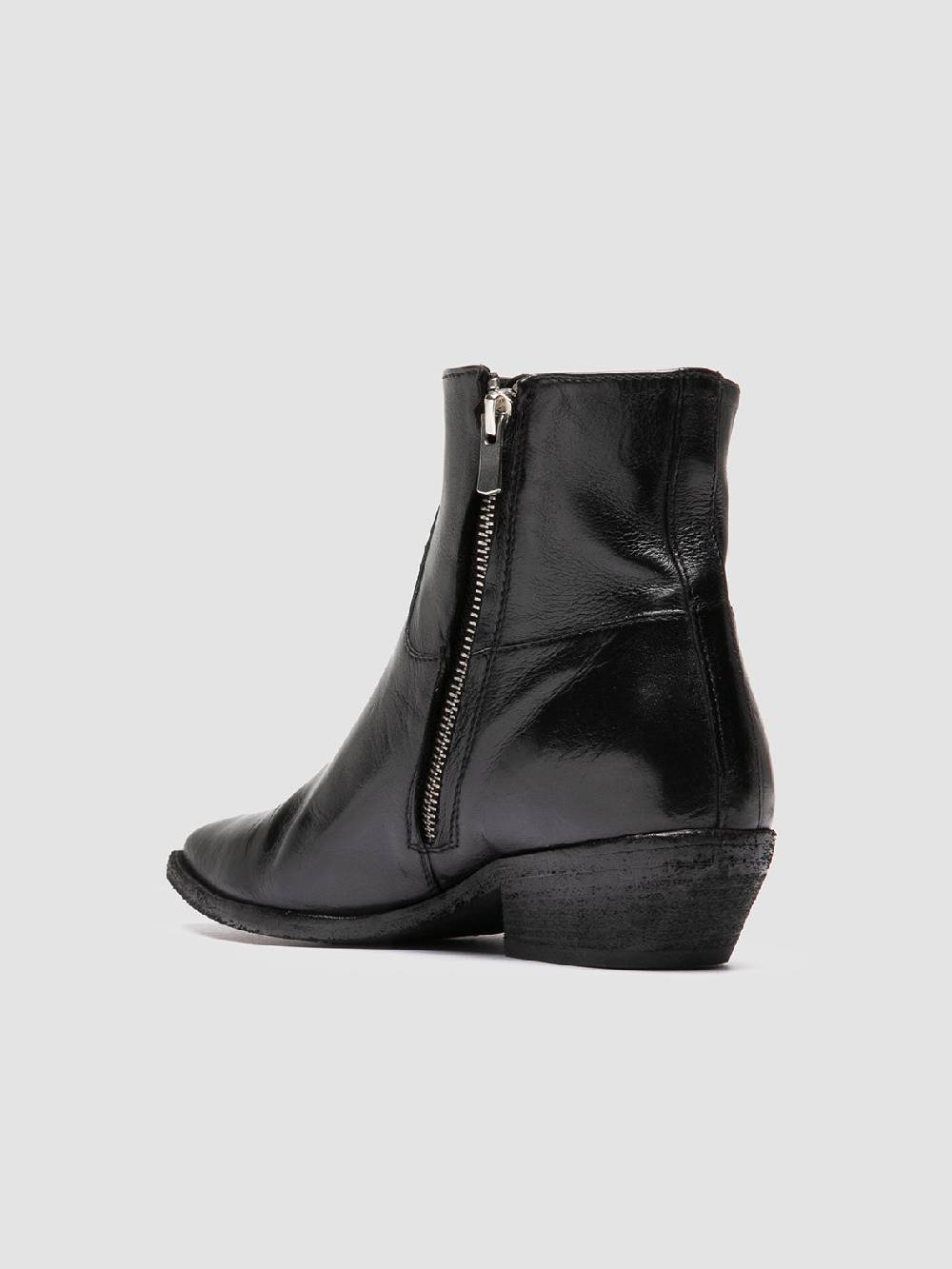 Officine Creative NOELIE DD 102 Stivali con Zip in Pelle Nera Solo un giorno rimasto