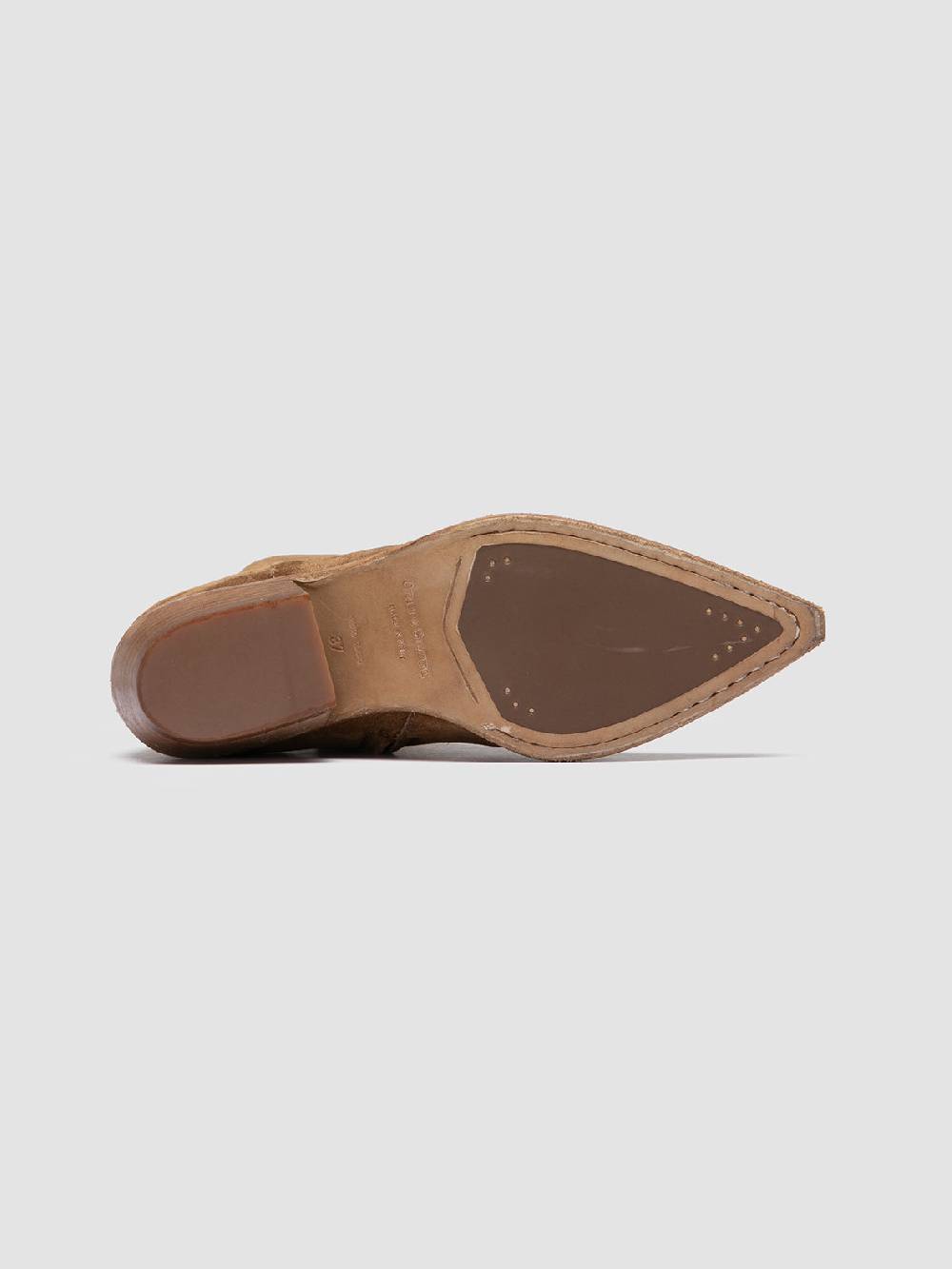 Officine Creative NOELIE DD 102 Stivali con Zip in Pelle Scamosciata Marrone Super sconto