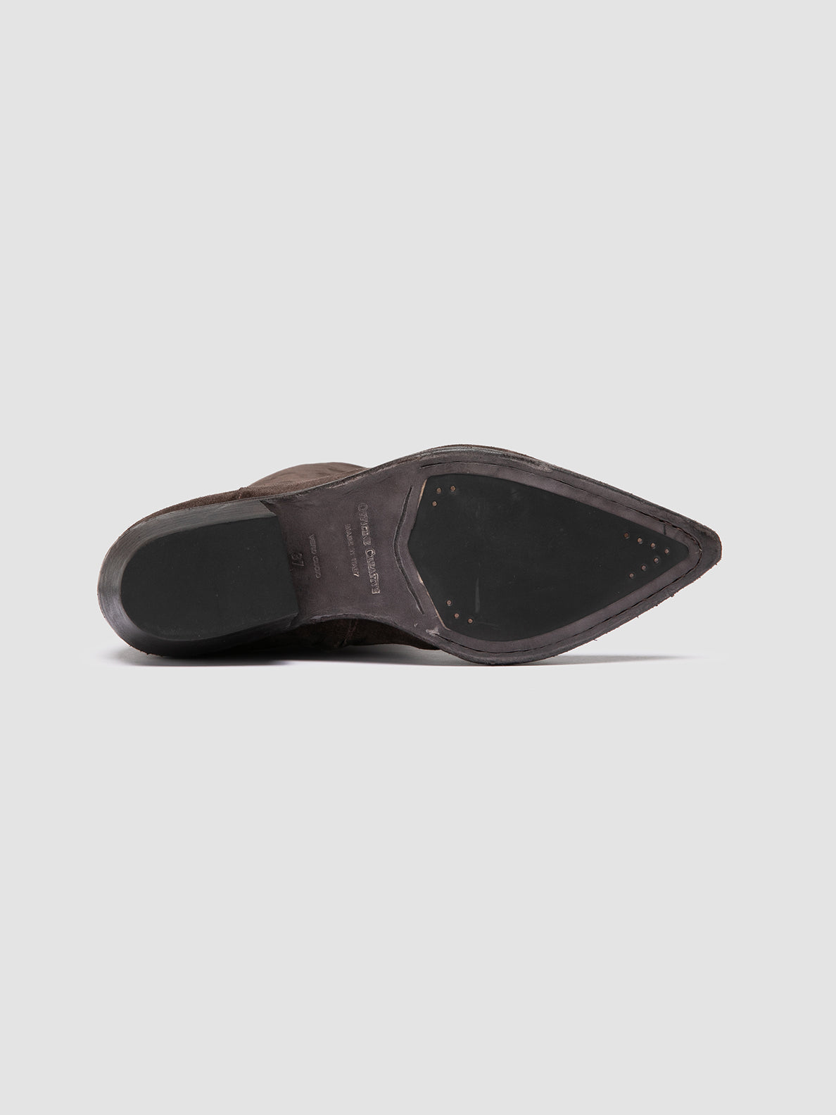 Officine Creative NOELIE DD 104 Stivali Pull-On in Pelle Scamosciata Marrone Enormi sconti