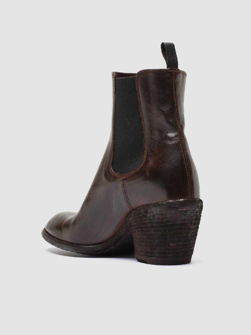 Officine Creative SYDNE 001 Stivali Chelsea in Pelle Marrone Black Friday Prezzi