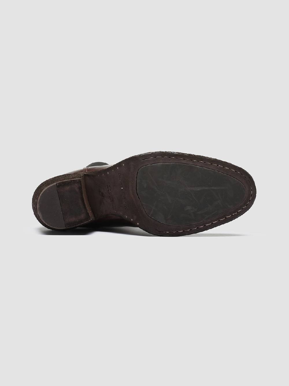 Officine Creative SYDNE 001 Stivali Chelsea in Pelle Marrone Black Friday Prezzi