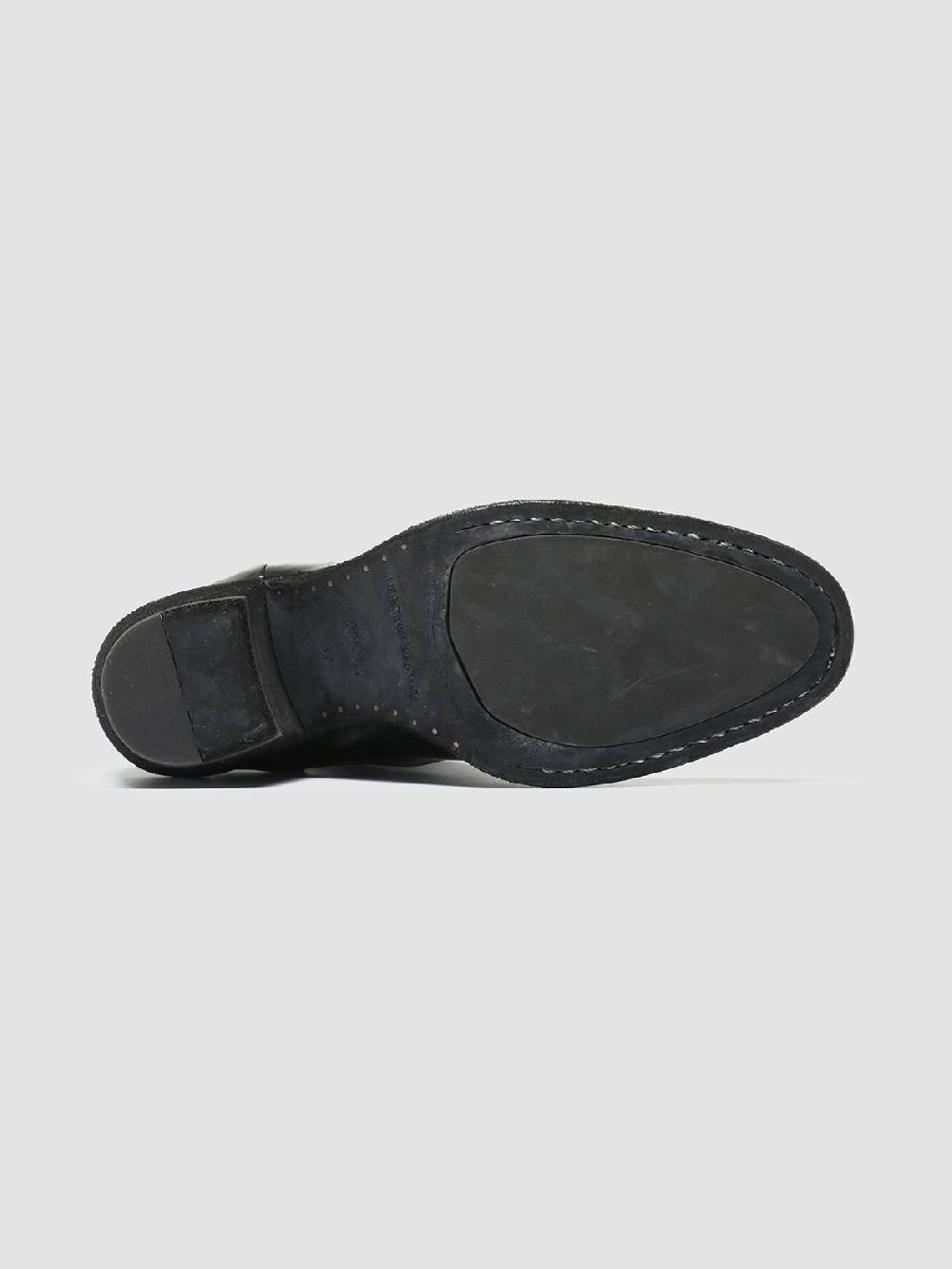 Officine Creative SYDNE 005 Stivali Zip in Pelle Nera In vendita