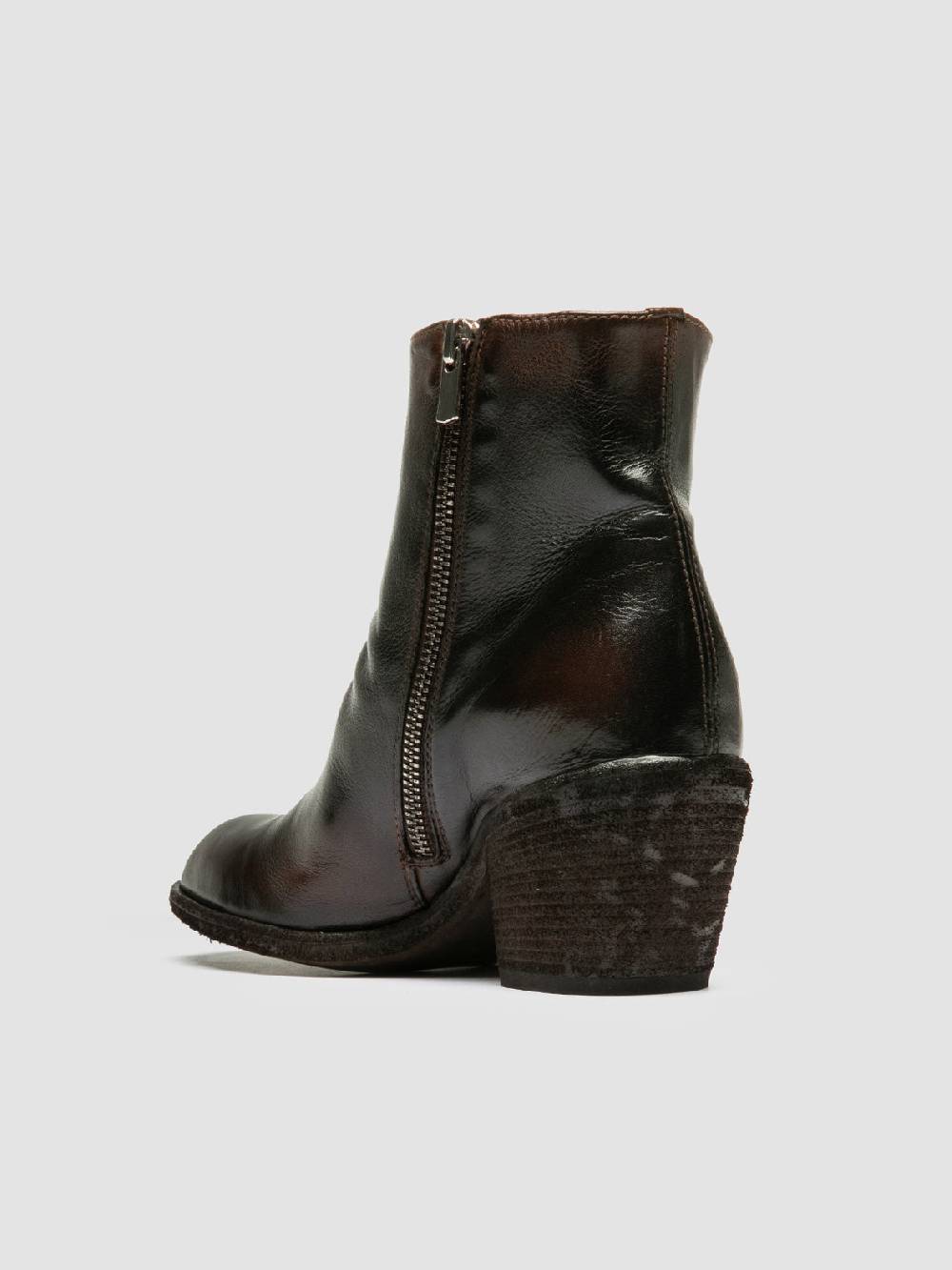Officine Creative SYDNE 008 Brown Leather Boots Duty-free