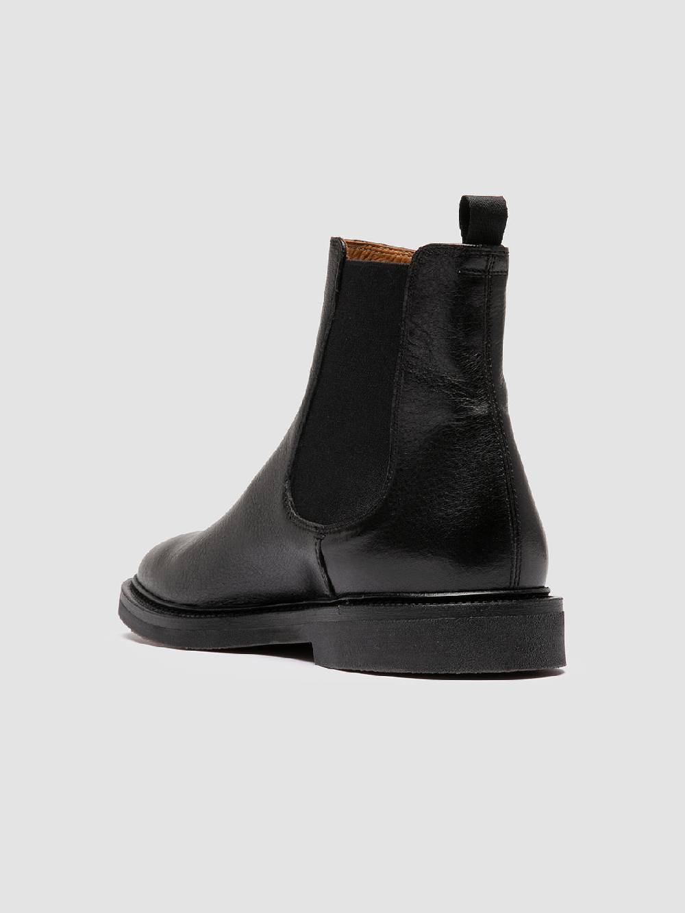 Officine Creative HOPKINS FLEXI 204 Stivaletti Chelsea in Pelle Nera 50% di sconto per tempo limitato