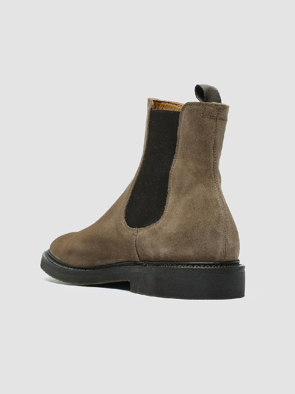 Officine Creative HOPKINS FLEXI 204 Stivali Pull On in Camoscio Tortora Sconti questo mese