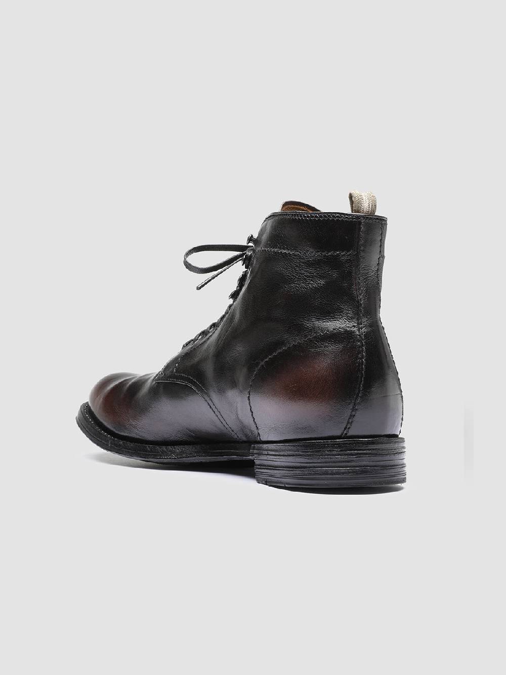 Officine Creative ANATOMIA 013 Stivaletti in Pelle Nera Spedizione Gratuita