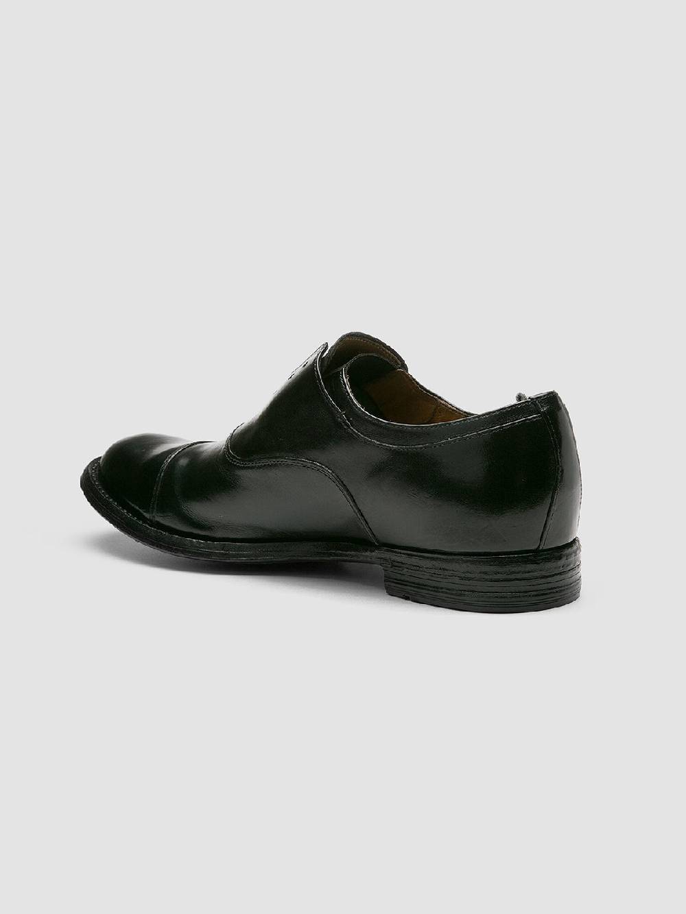 Officine Creative ANATOMIA 015 Black Leather Oxford Shoes Qualità Garantita