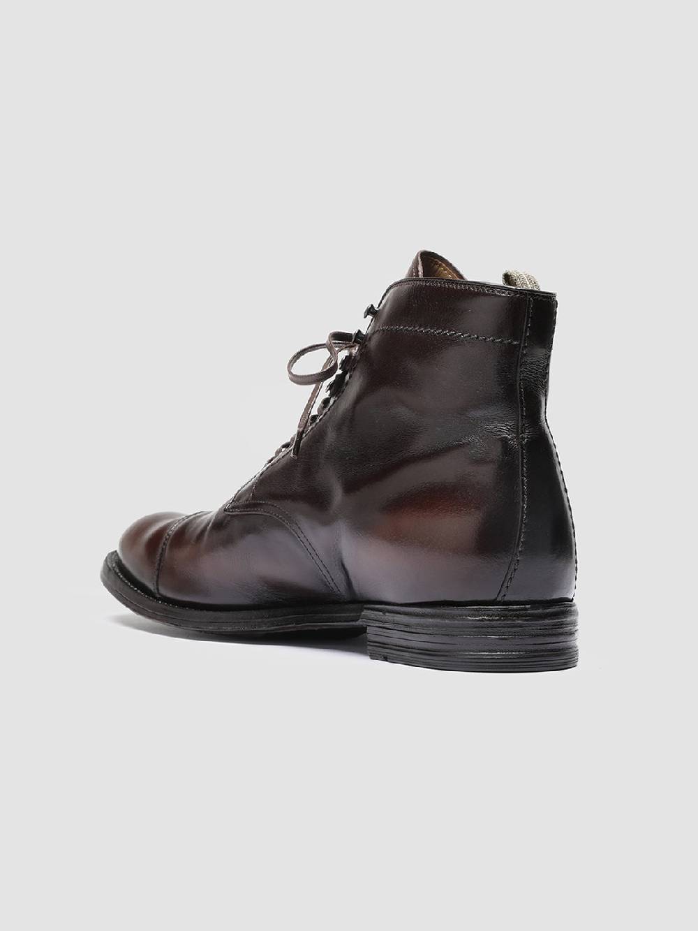 Officine Creative ANATOMIA 016 Stivaletti in Pelle Marrone Promozione Limitata