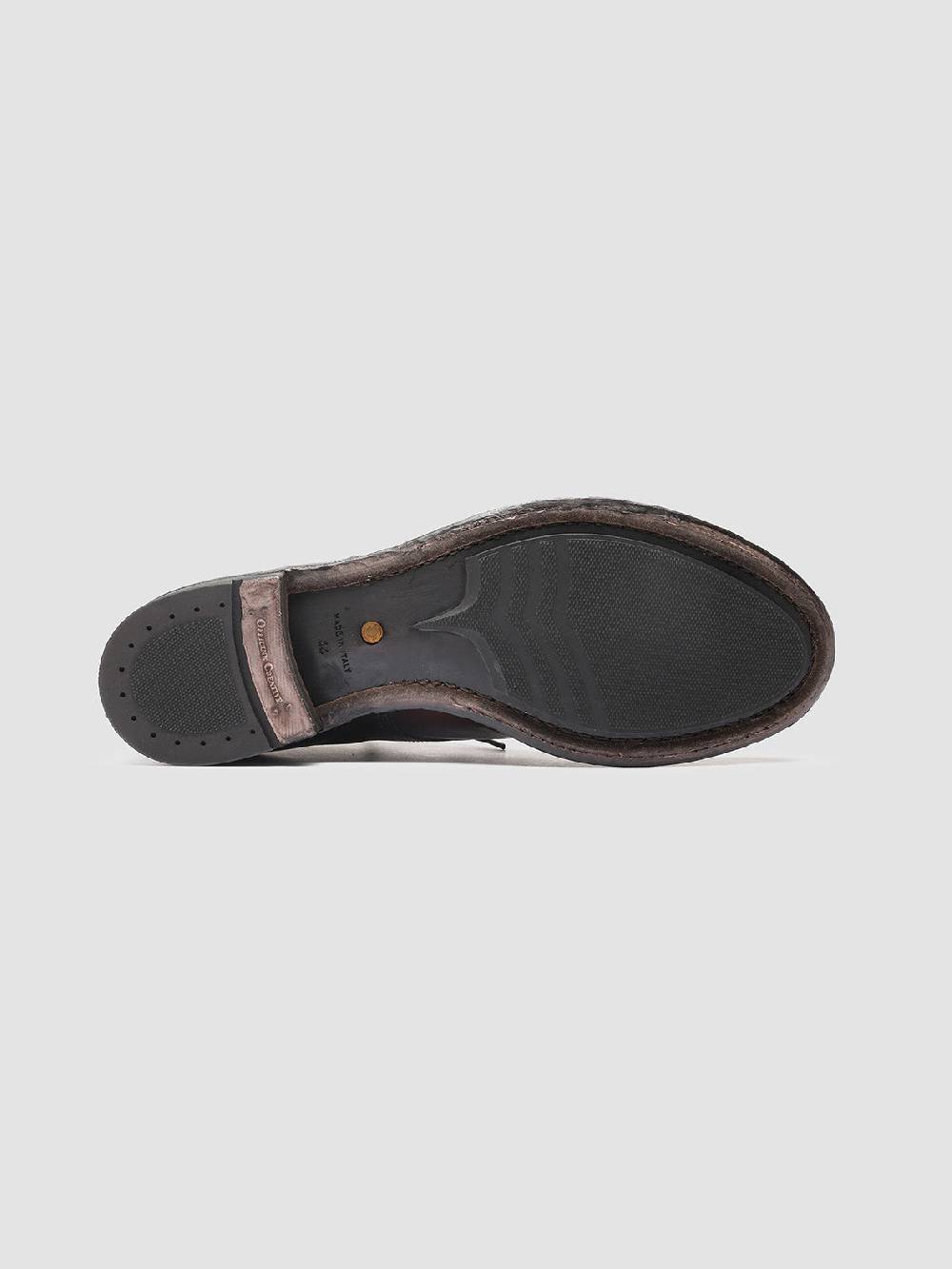 Officine Creative ANATOMIA 016 Stivaletti in Pelle Bordeaux Fino Al -60%
