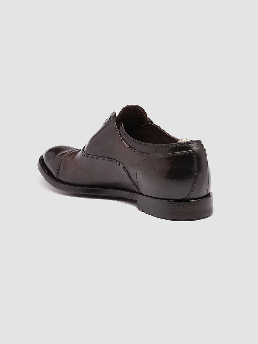 Officine Creative ANATOMIA 08 Oxford in Pelle Marrone Shopping Online