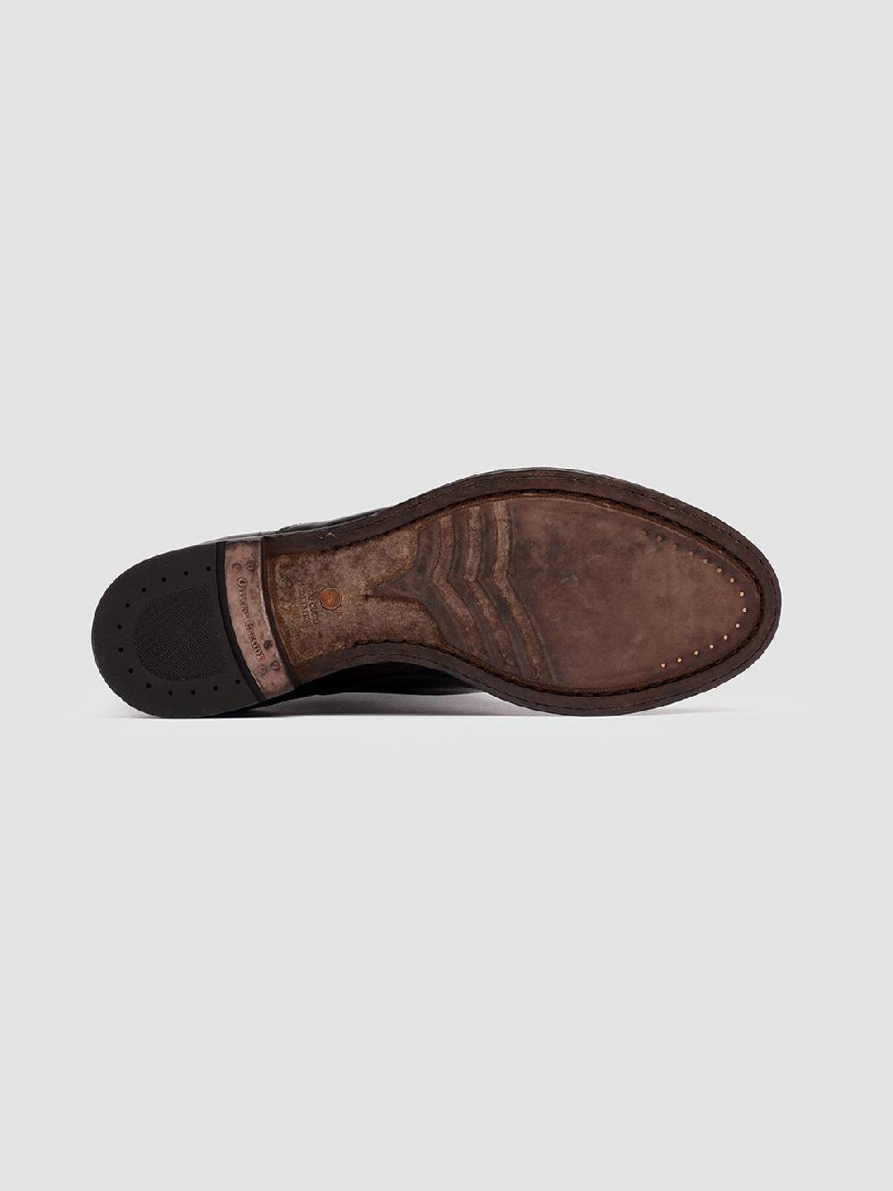Officine Creative ANATOMIA 08 Oxford in Pelle Marrone Shopping Online