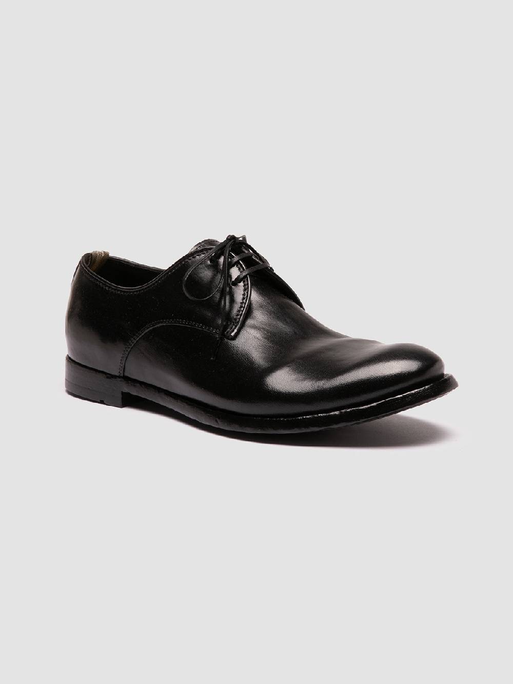 Officine Creative ANATOMIA 87 Scarpe Derby in Pelle Nera Novità