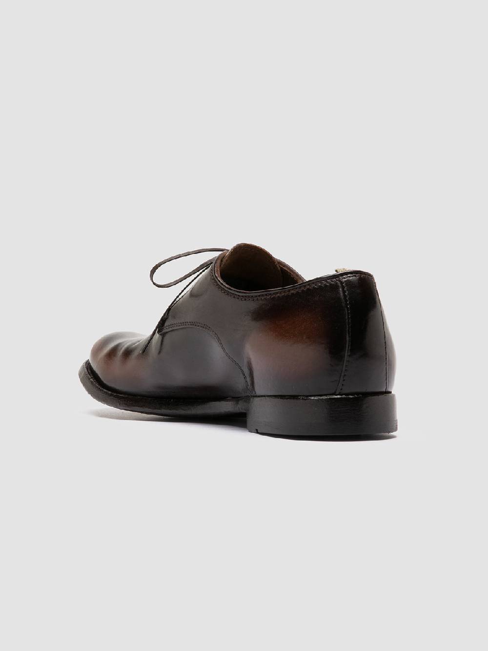 Officine Creative ANATOMIA 87 Scarpe Derby in Pelle Marrone Presa
