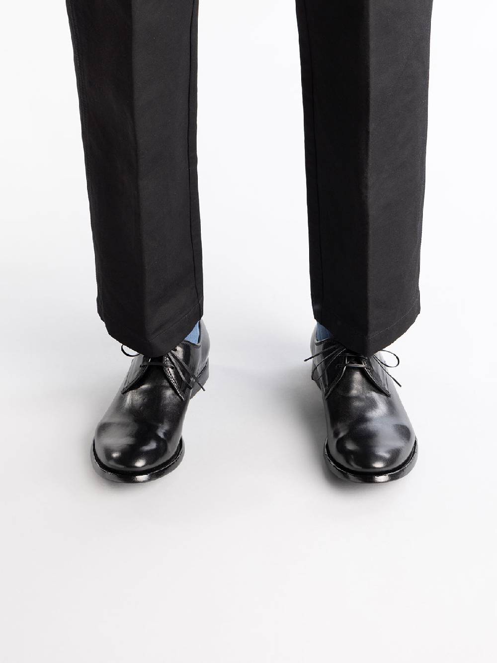 Officine Creative ANATOMIA 87 Scarpe Derby in Pelle Marrone Presa
