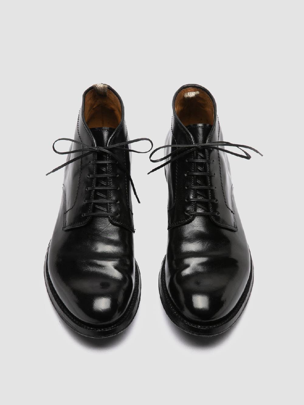 Officine Creative ANATOMIA 88 Stivali Chukka in Pelle Nera Sconto