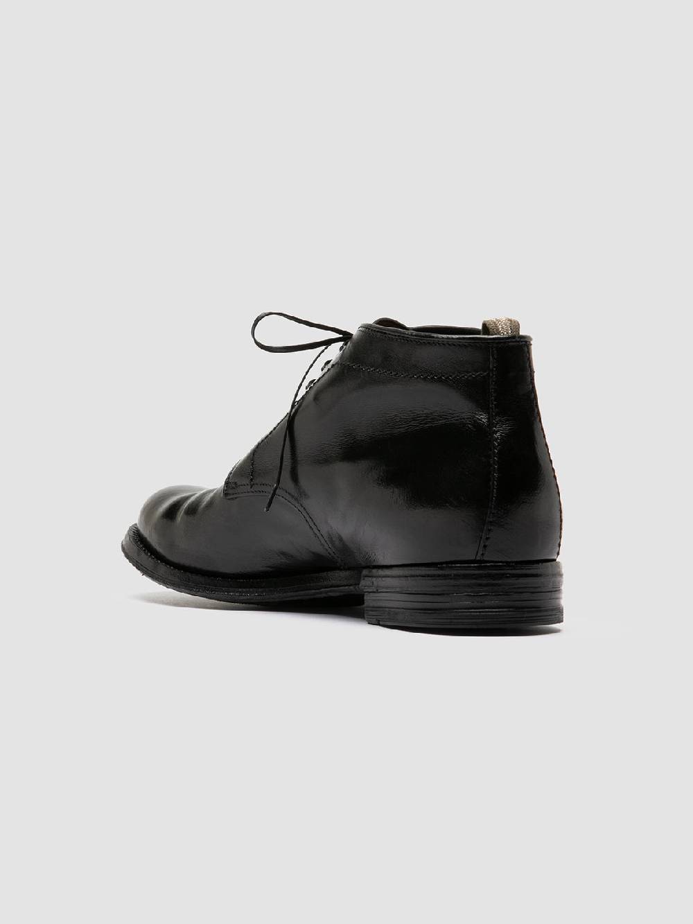 Officine Creative ANATOMIA 88 Stivali Chukka in Pelle Nera Sconto