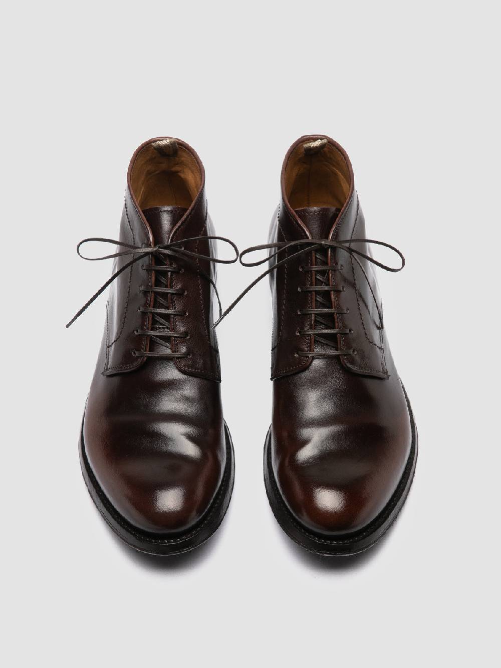 Officine Creative ANATOMIA 88 Stivali Chukka in Pelle Marrone Offerta