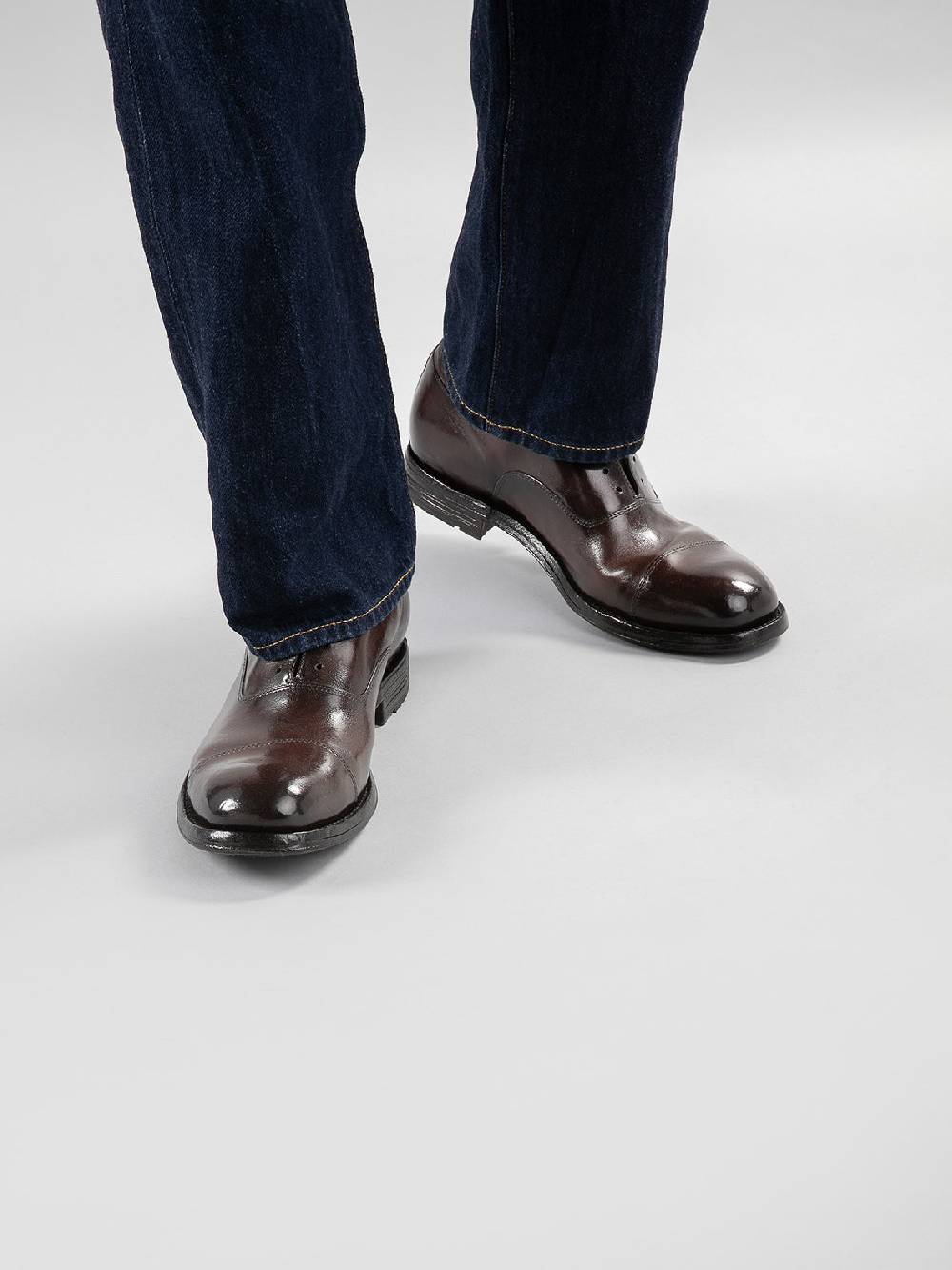 Officine Creative BALANCE 006 Oxford in Pelle Nera Economico