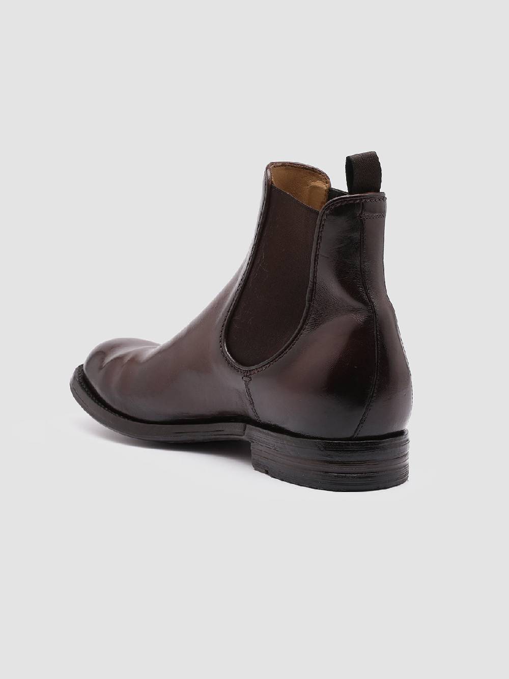 Officine Creative BALANCE 008 Stivaletti Chelsea in Pelle Marrone Outlet