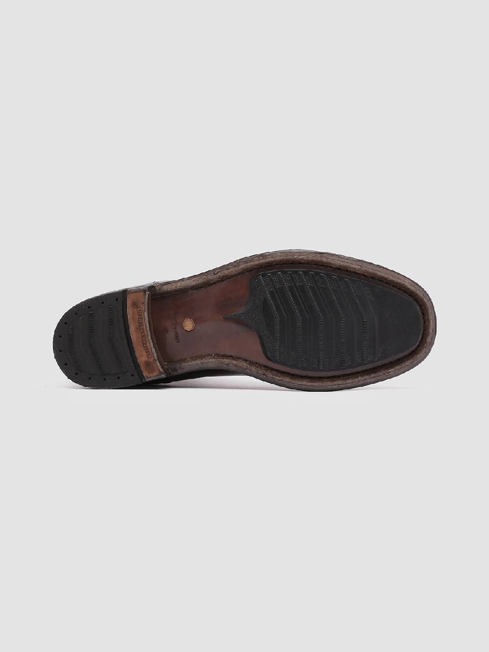 Officine Creative BALANCE 008 Stivaletti Chelsea in Pelle Marrone Outlet