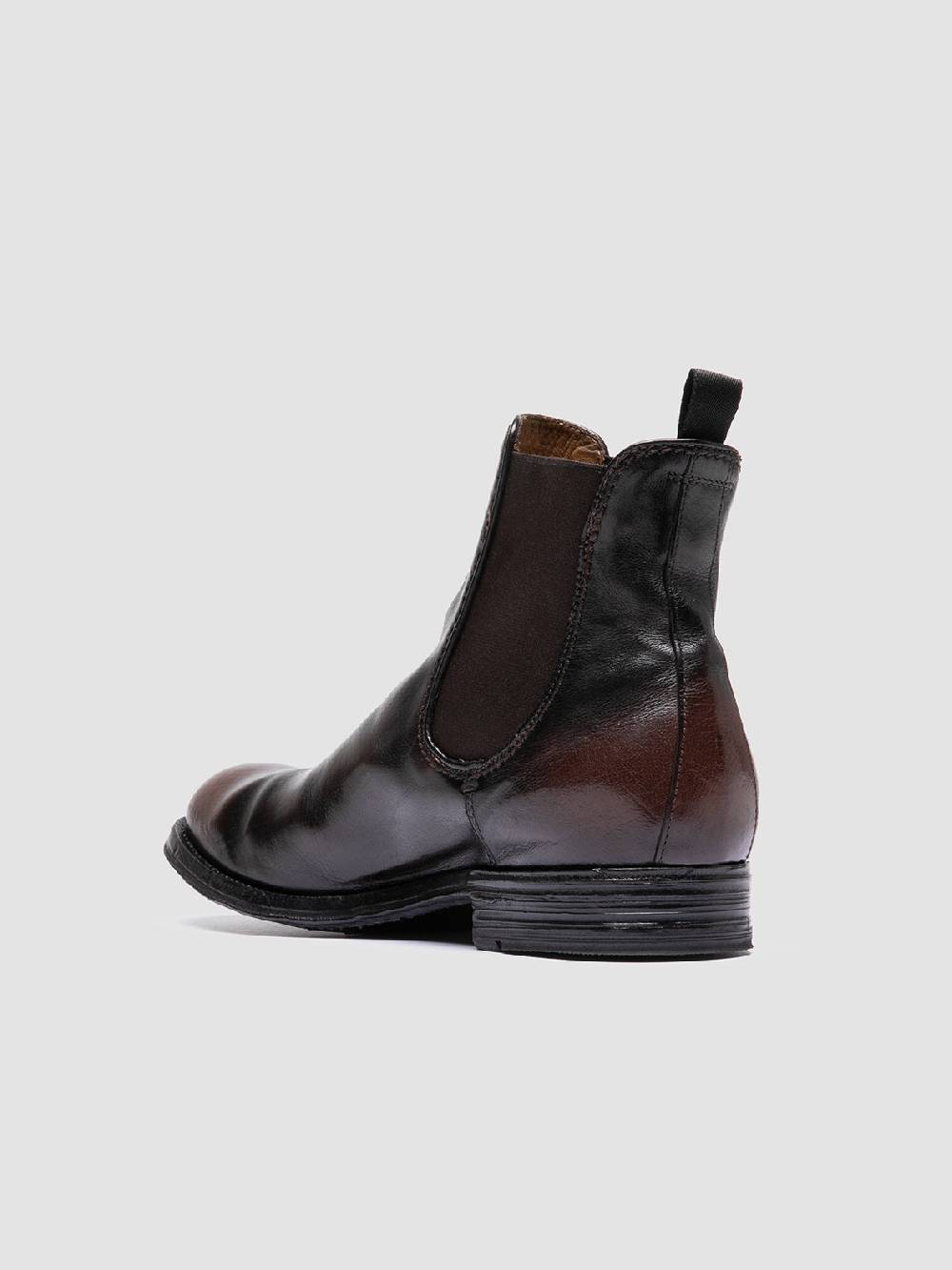 Officine Creative BALANCE 008 Brown Leather Chelsea Boots In Vendita