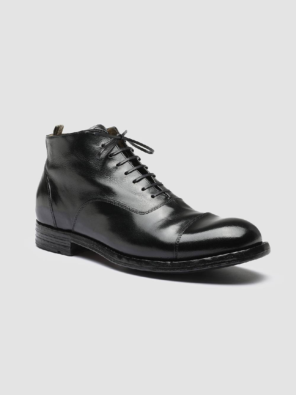Officine Creative BALANCE 009 Stivaletti in Pelle Nera Saldi