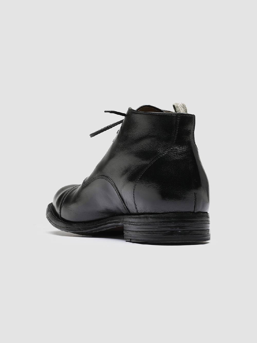 Officine Creative BALANCE 009 Stivaletti in Pelle Nera Saldi