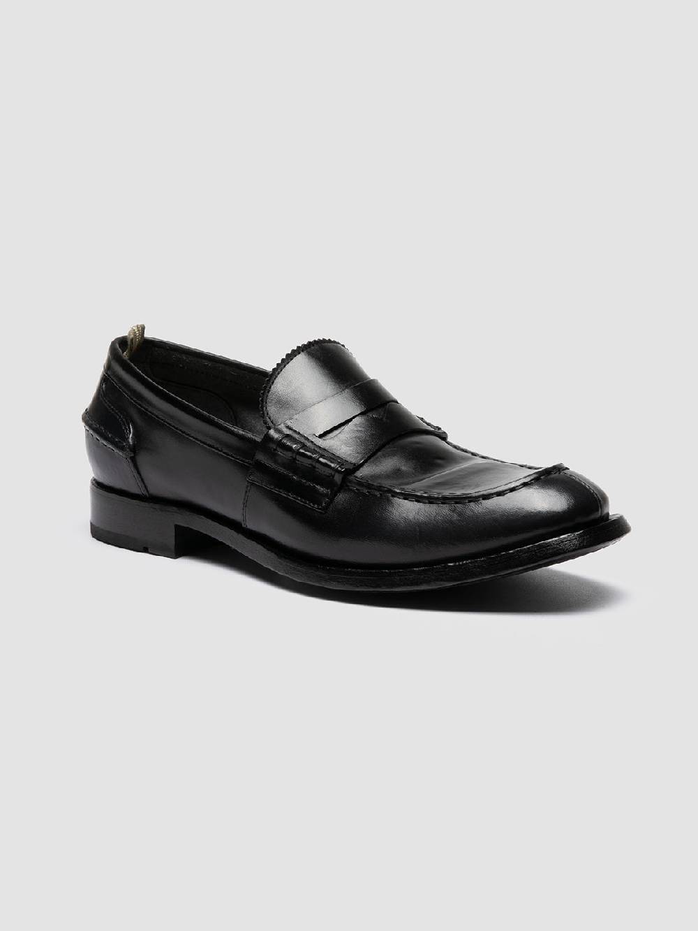 Officine Creative BALANCE 017 Mocassini Penny in Pelle Blu Hotsell