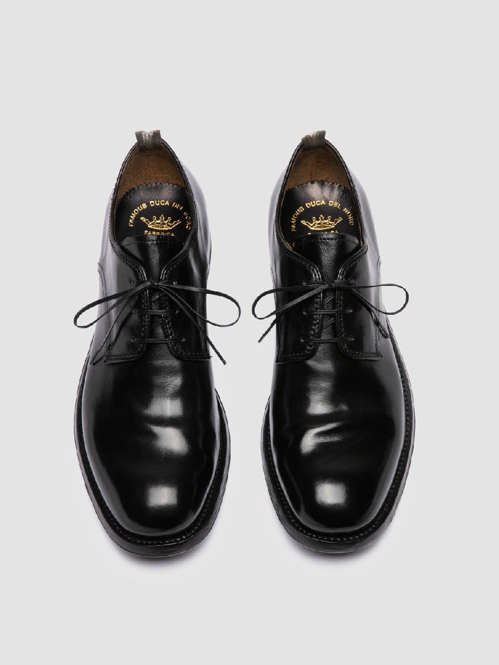 Officine Creative BALANCE 019 Derby in Pelle Nera Vendita Economica