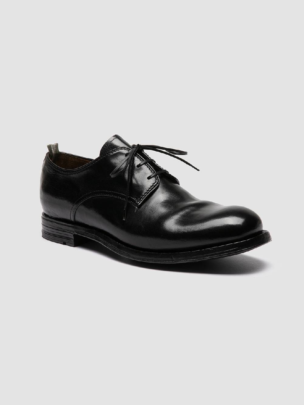 Officine Creative BALANCE 019 Derby in Pelle Nera Vendita Economica