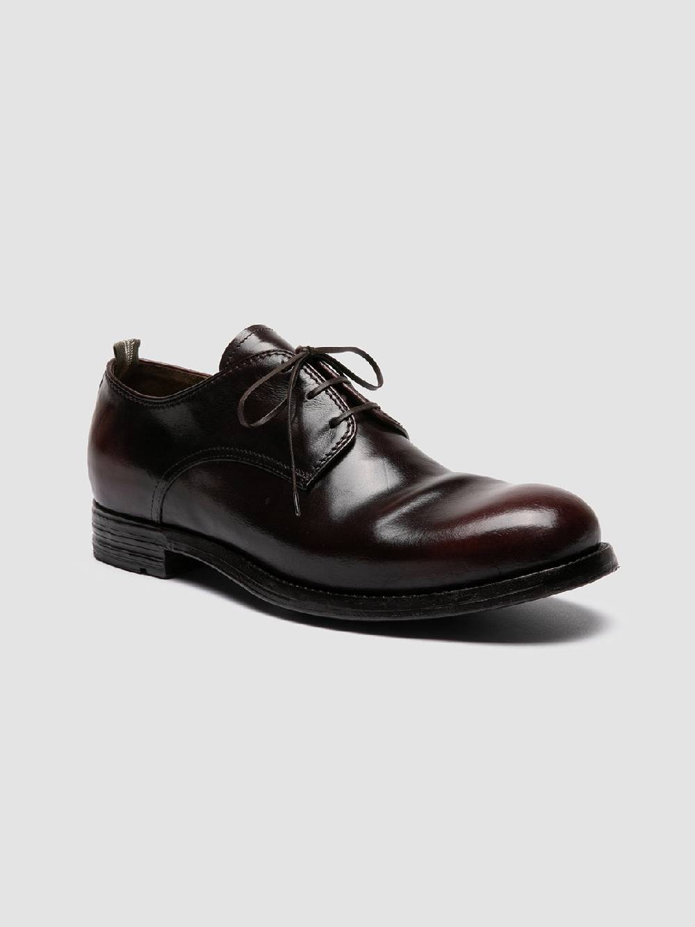 Officine Creative BALANCE 019 Derby in Pelle Bordeaux Saldi Di Fabbrica