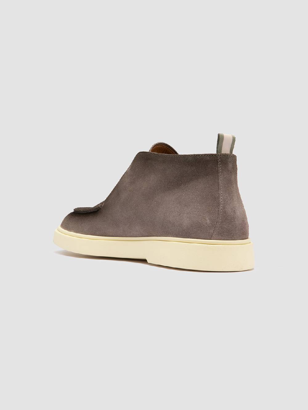 Officine Creative BONES 003 Stivaletti Chukka in Pelle Scamosciata Tortora Moda
