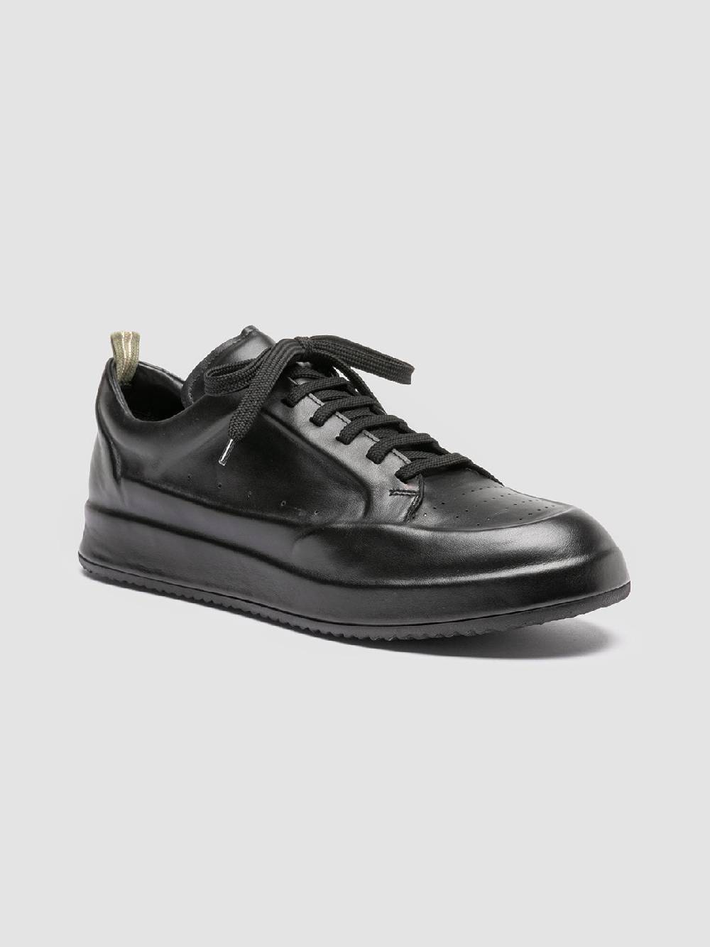 Officine Creative ACE 016 Sneakers in Pelle Nera Prezzo di fabbrica