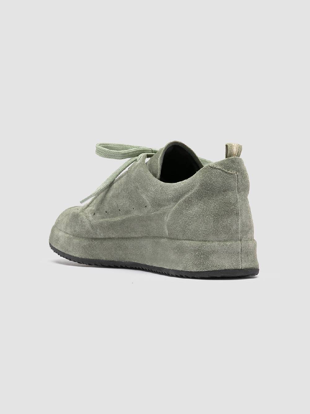 Officine Creative ACE 016 Sneaker in pelle scamosciata Verde Comprare a buon mercato