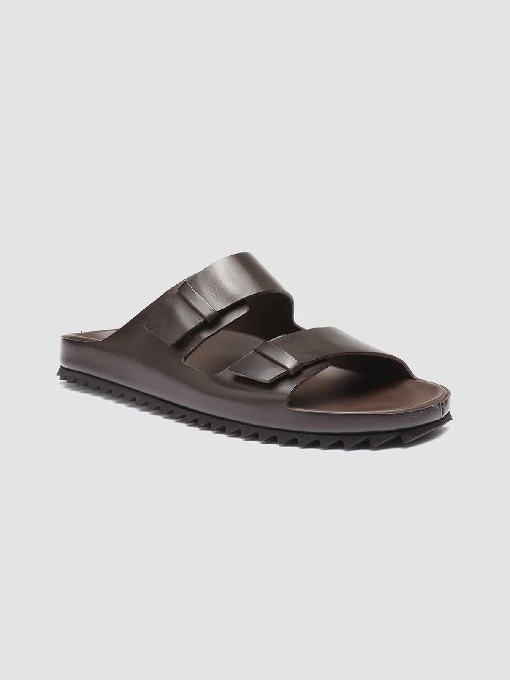 Officine Creative AGORÀ 002 Sandali in Pelle Marrone Fornitura limitata