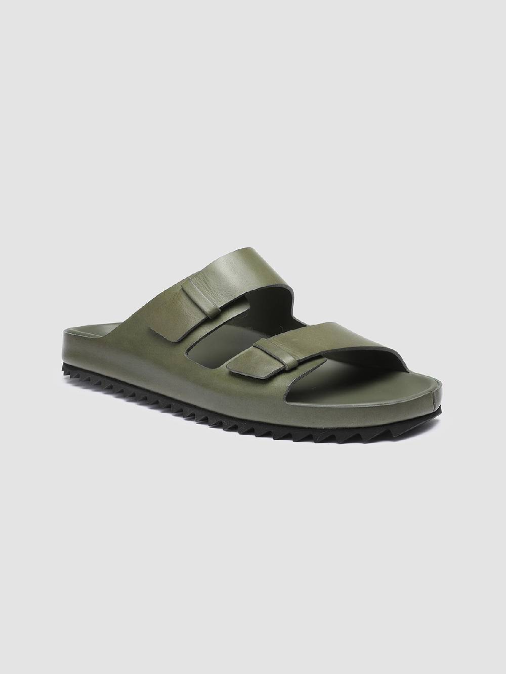 Officine Creative AGORÀ 002 Sandali in Pelle Verde Shopping online