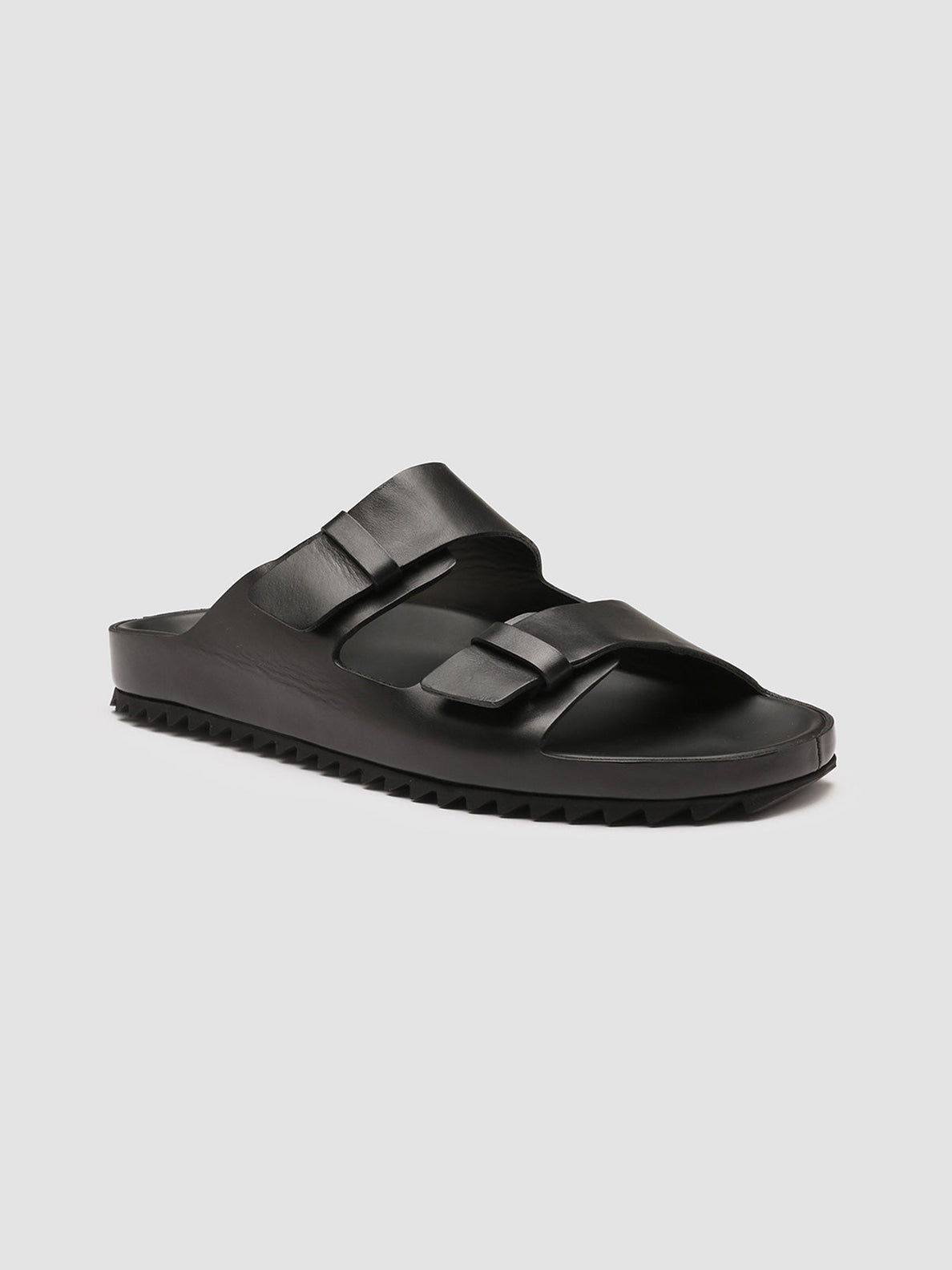 Officine Creative AGORA' 002 Sandali in Pelle Nera Vendite stagionali