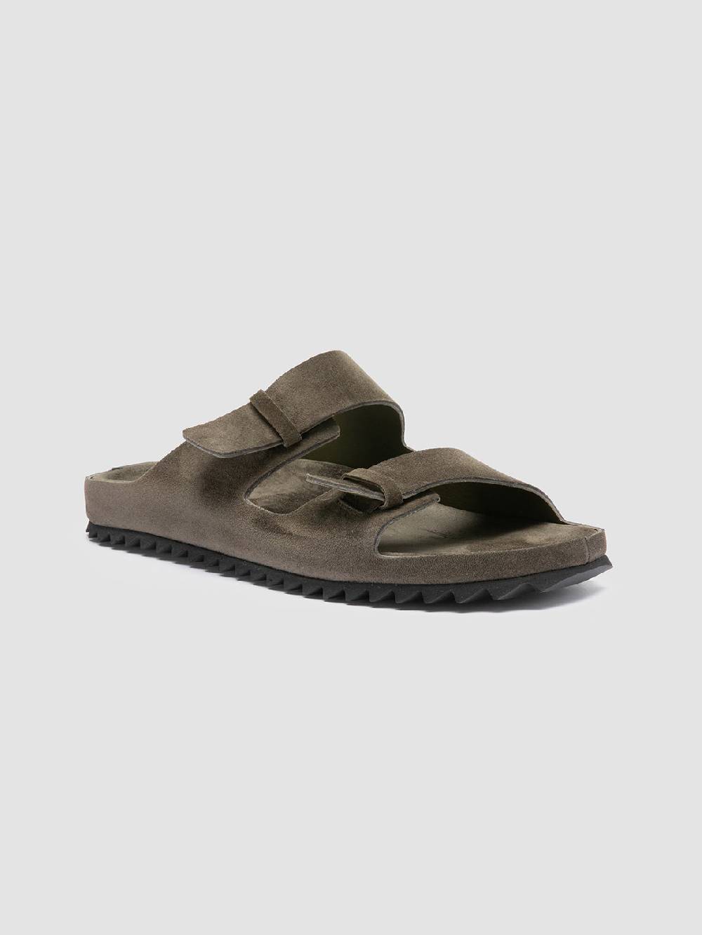 Officine Creative AGORA’ 002 Sandali in Pelle Scamosciata Verde Cyber Monday