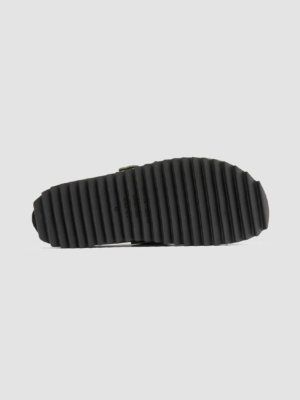 Officine Creative AGORA’ 002 Sandali in Pelle Scamosciata Verde Cyber Monday