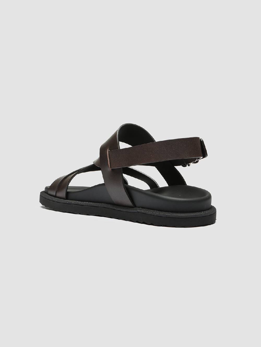 Officine Creative CHARRAT 002 Sandali in Pelle Marrone Offerta Pasqua