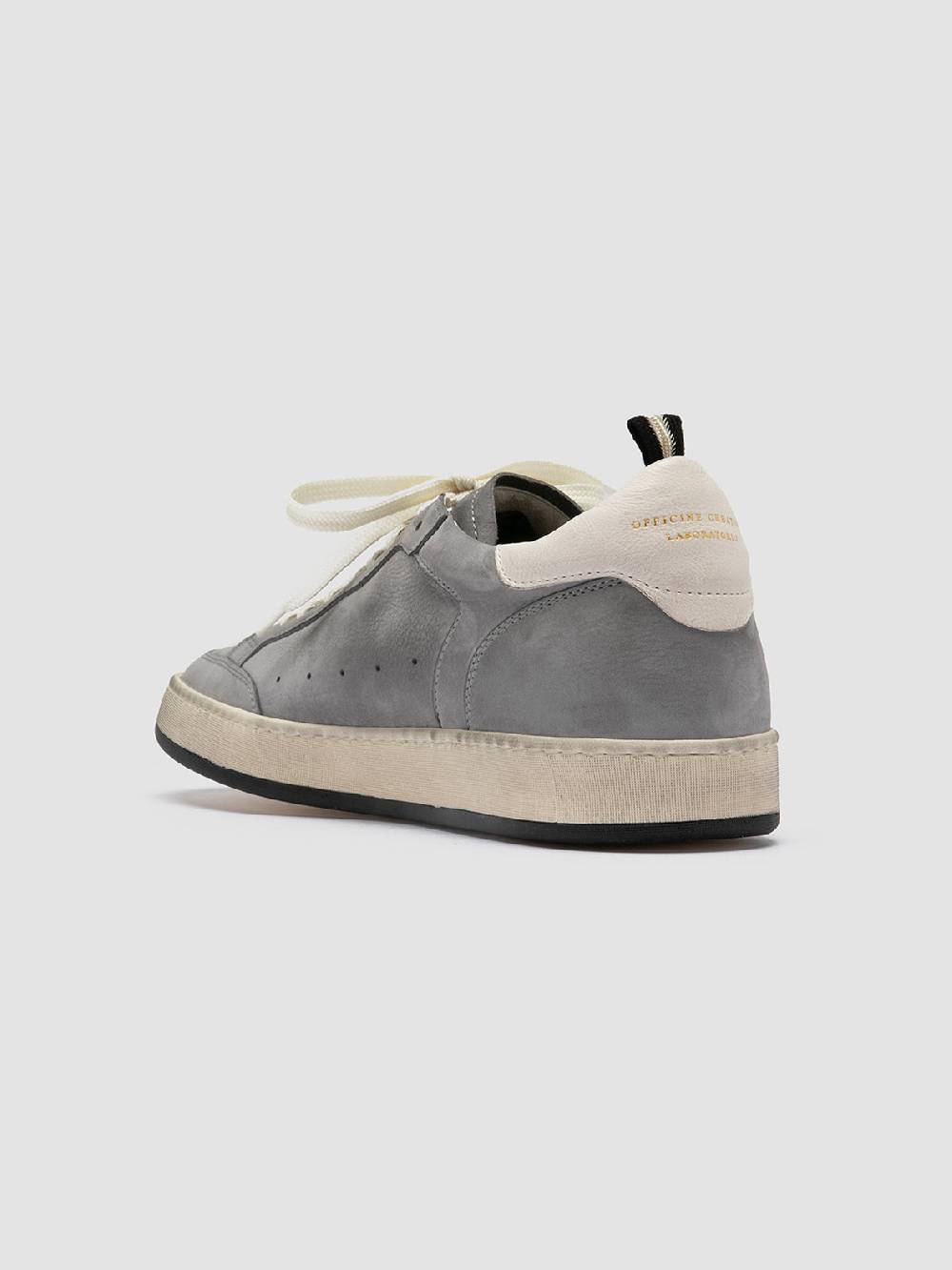 Officine Creative MAGIC 002 Sneakers Basse in Nabuk Grigio Offerta temporanea