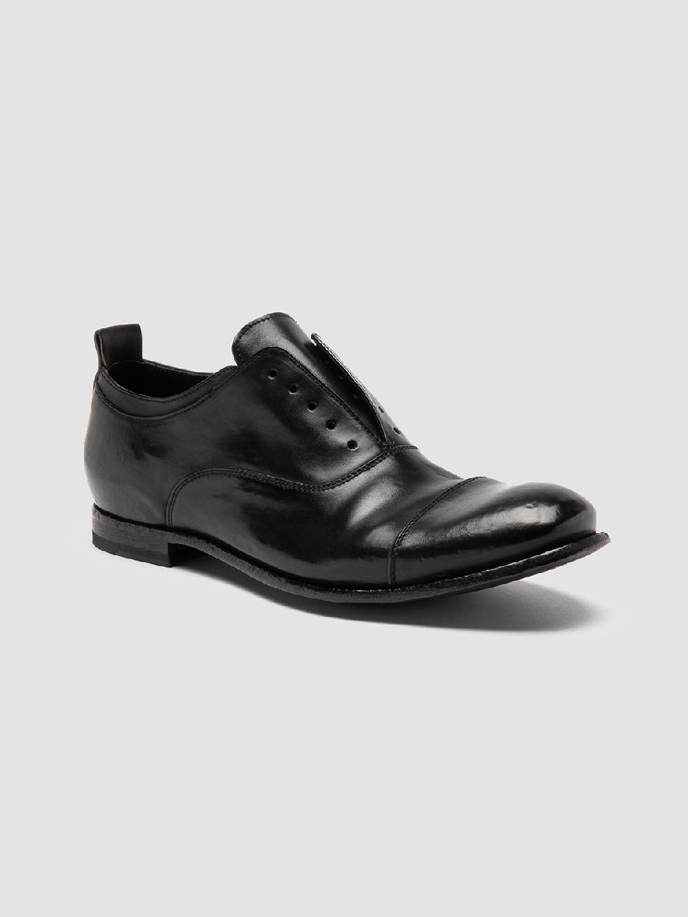 Officine Creative STEREO 001 Oxford in Pelle Nera Super Saving Price